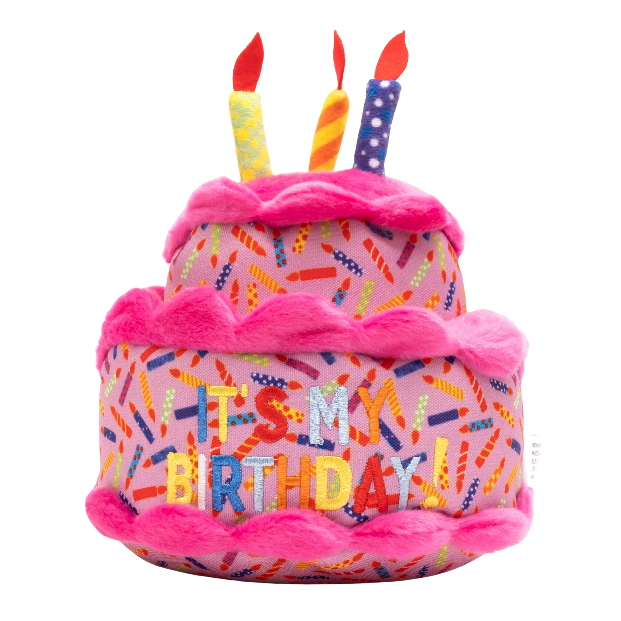 Tough Toy | Birthday Cake Pink